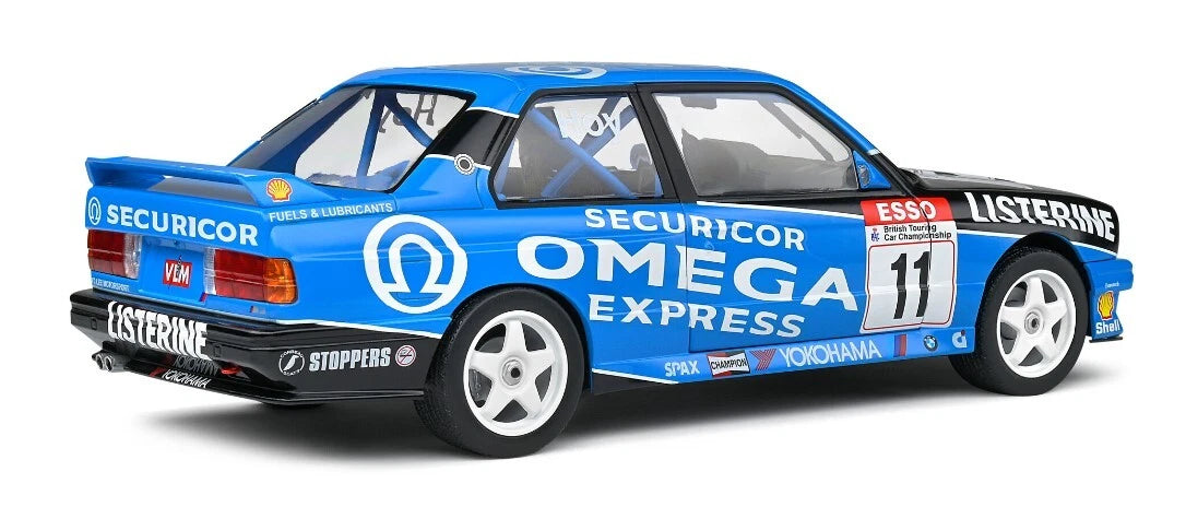 Bmw M3 E30 Rally Britisch BTCC 1991 blue 1:18 Solido S1801522 Бмв М3 Е30 син