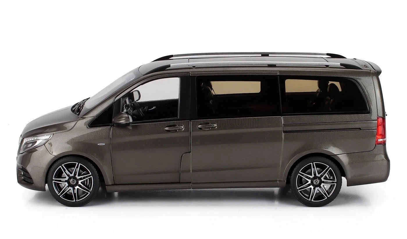 Mercedes Benz V Klasse W447 AMG Line braun 2018 1:18 NOREV 183873 Мерцедес Бенц В Класа АМГ отваряем кафяв