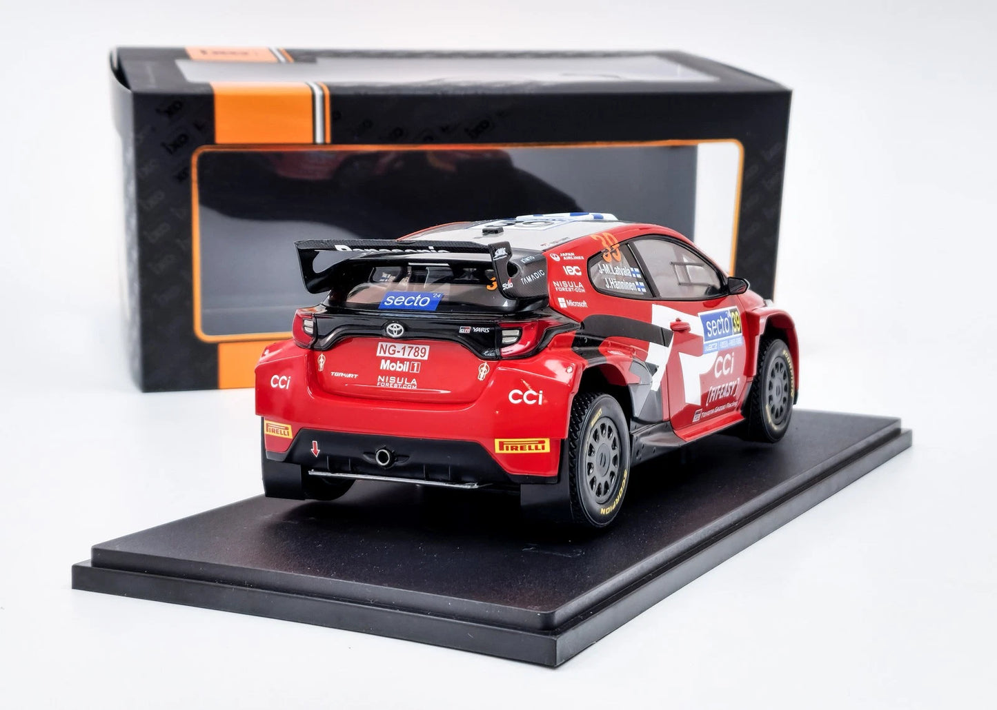 Toyota Yaris GR Rally Finland 2024 1:18 IXO 18RMC211.22 Тойота Ярис Рали 2024