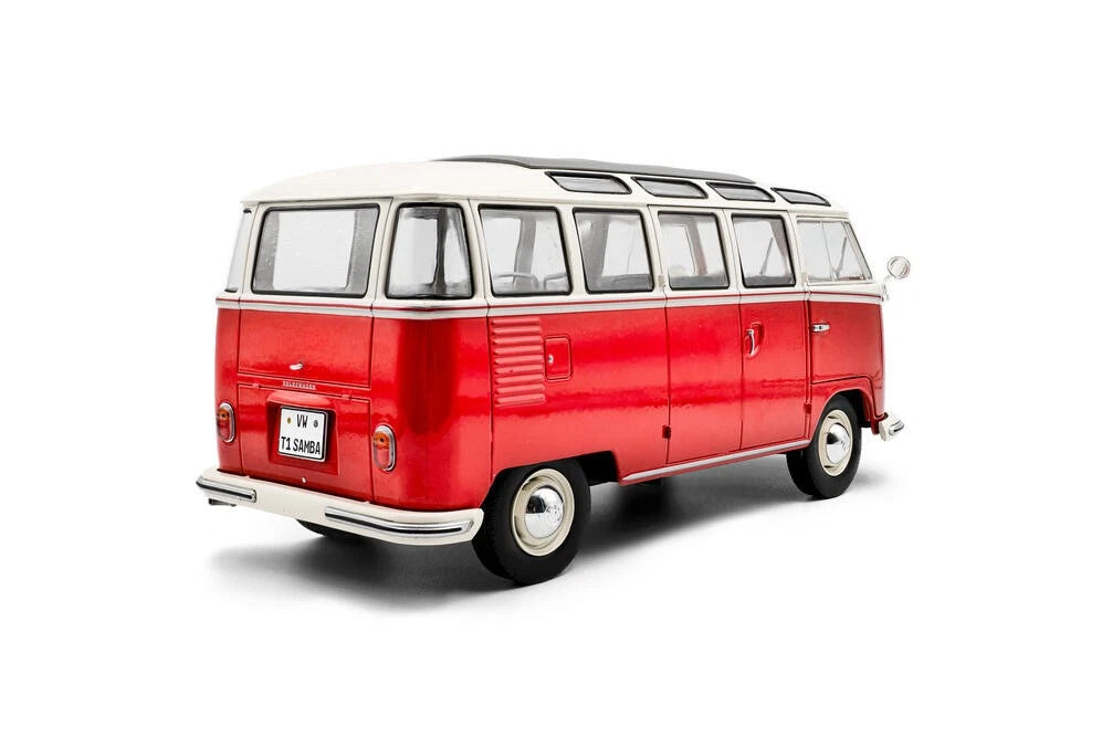 Volkswagen T1 21 Samba red 1:18 Solido S1803402 Фолксваген Т1 червен