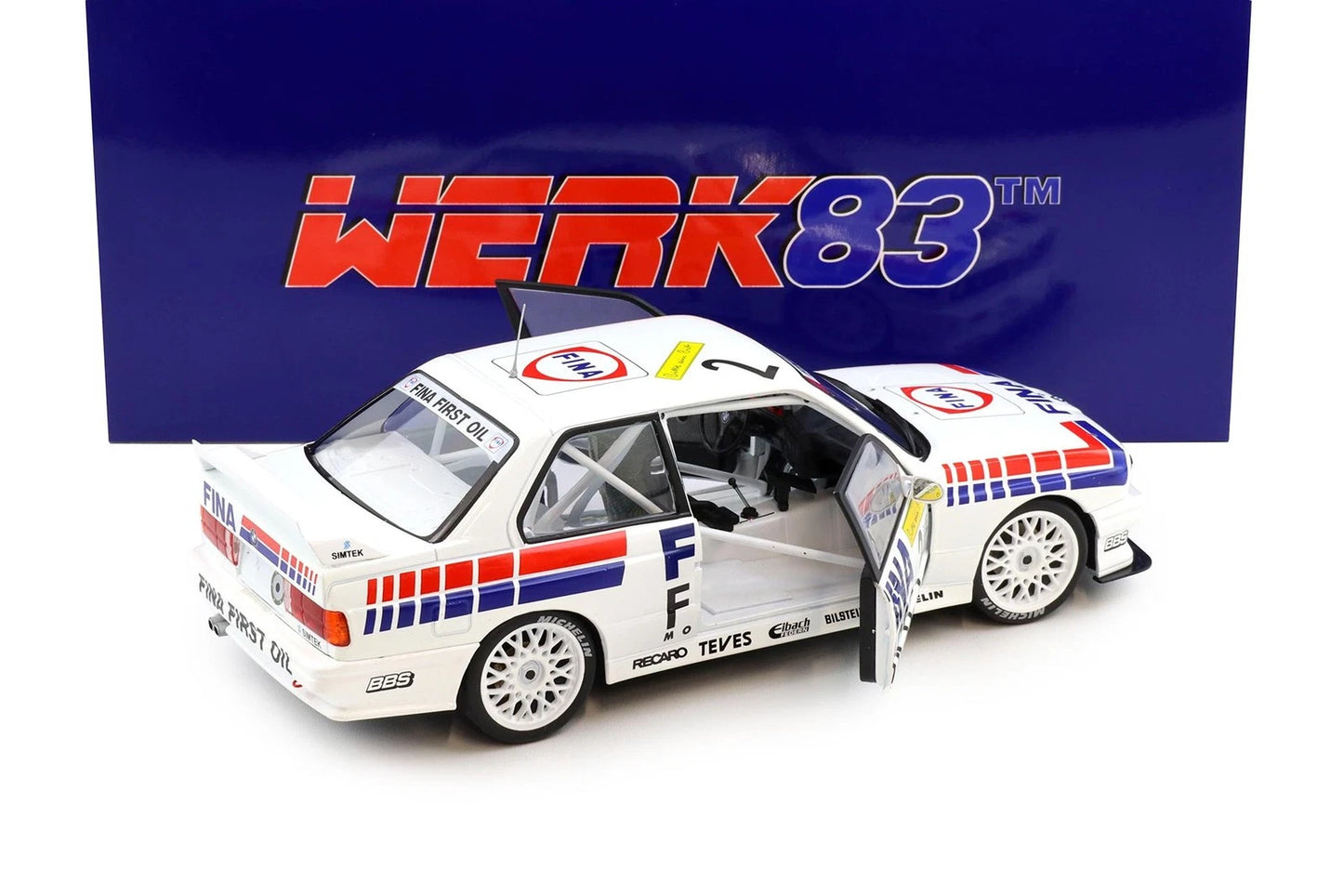 Bmw E30 Winner 24h Nürburgring 1992 white 1:18 WERK 83 W18038003 Бмв Е30 1992 бял