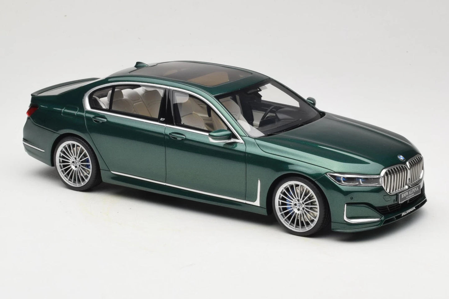 Bmw Alpina 7er G11 B7 Limousine green Limitiert 1:18 GT Spirit GT942 Бмв Алпина зелен седан Лимитирана