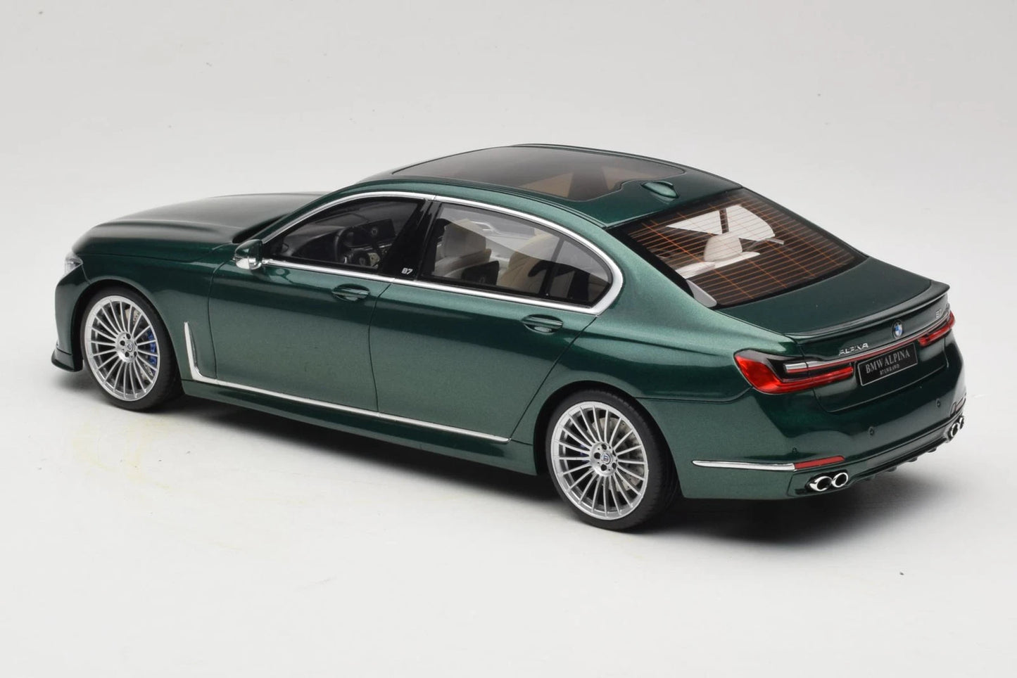 Bmw Alpina 7er G11 B7 Limousine green Limitiert 1:18 GT Spirit GT942 Бмв Алпина зелен седан Лимитирана
