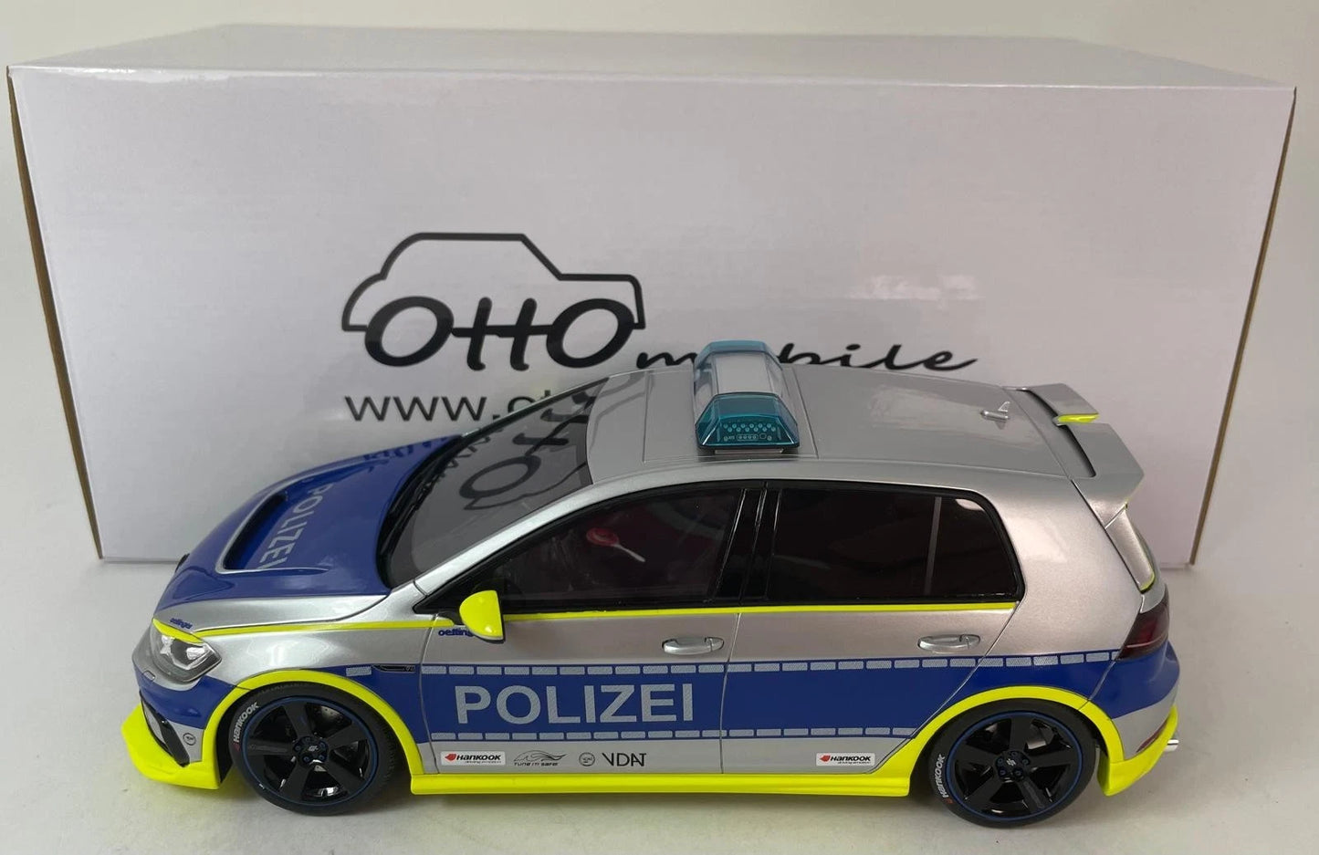 Volkswagen Golf 7 Polizei white Limitiert 1:18 OTTO OT1117 Фолксваген Голф 7 Полицай Лимитирана