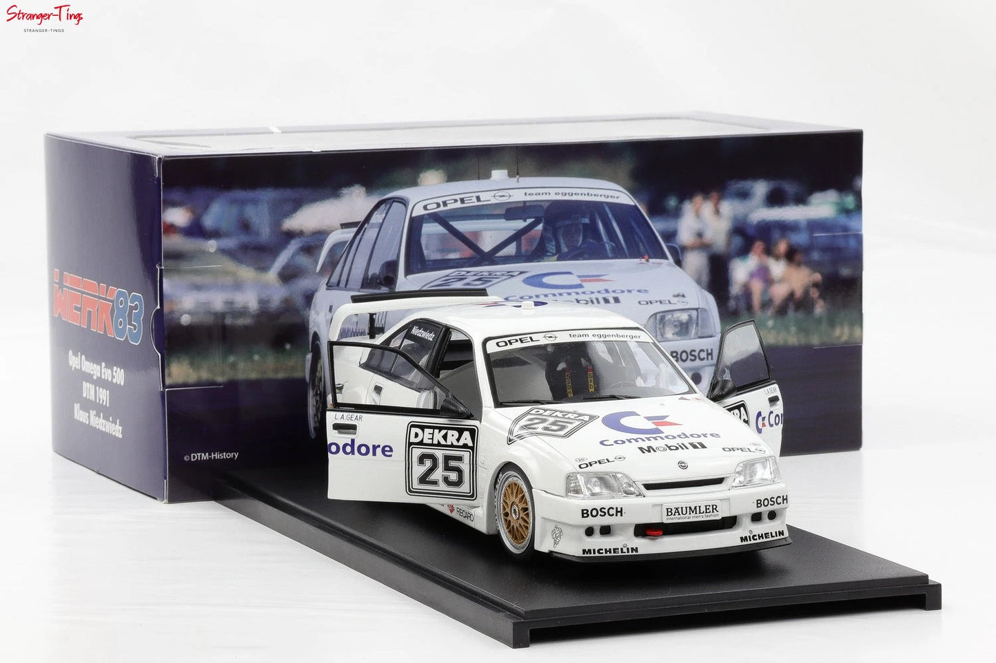 Opel Omega 3000 Evo 500 1991 DTM Dekra Werk 83 W18045003 1:18 Опел Омега 3000 Ево 5