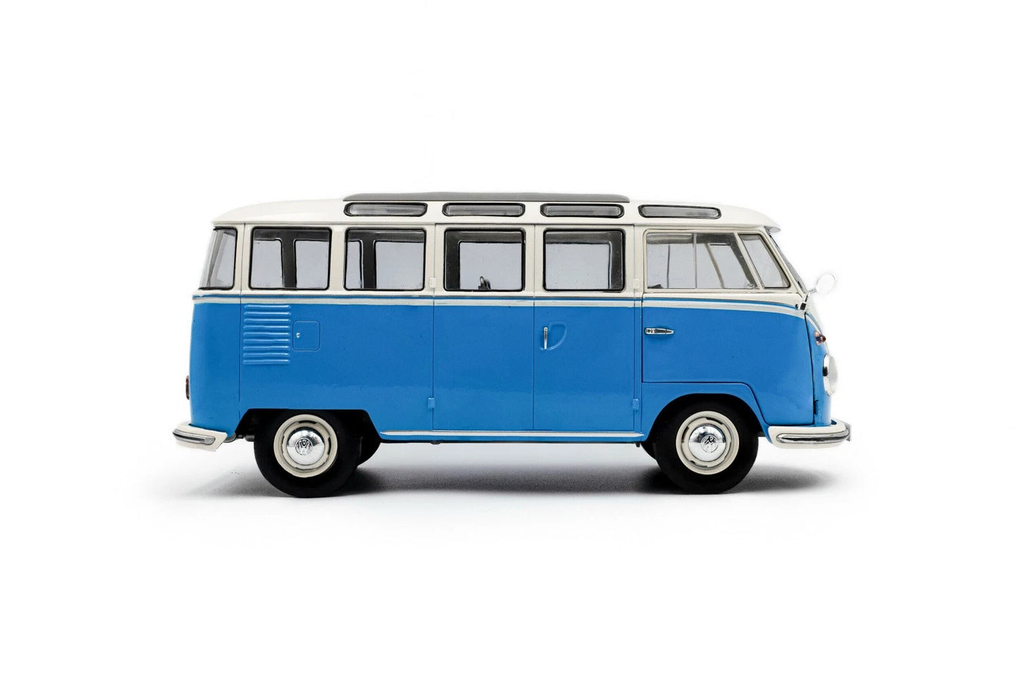 Volkswagen T1 21 Samba blue 1:18 Solido S1803401 Фолксваген Т1 син