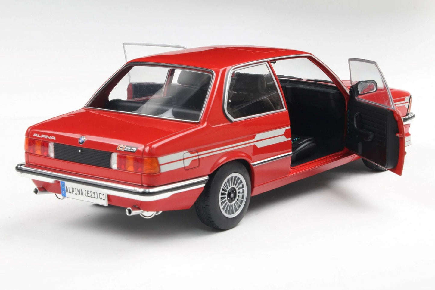 Bmw Alpina E21 C1 1980 red 1:18 Solido S1812803 Бмв Алпина Е21 червен Купе