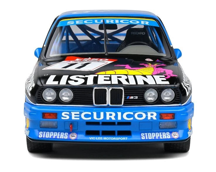 Bmw M3 E30 Rally Britisch BTCC 1991 blue 1:18 Solido S1801522 Бмв М3 Е30 син