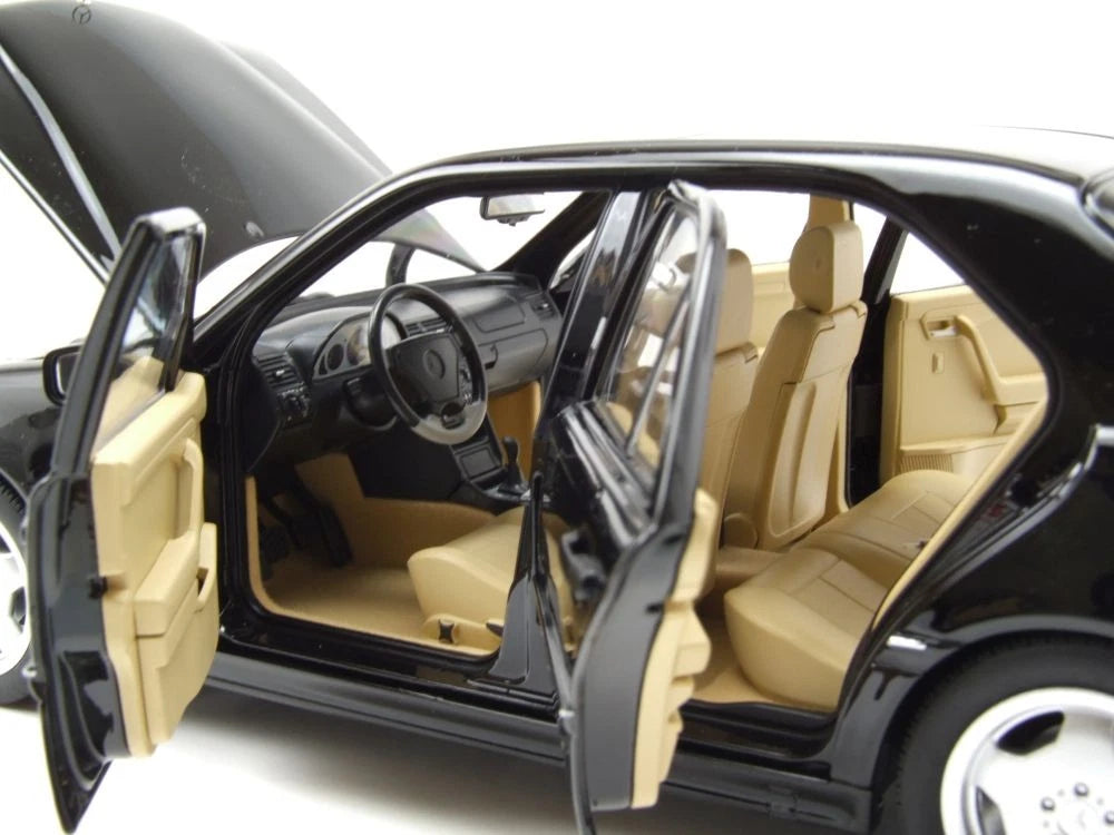 Mercedes Benz C Klasse C36 AMG W202 1993 black 1:18 NOREV 183381 Мерцедес Бенц Ц Класа черен отваряем