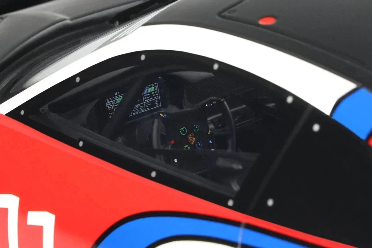 Porsche 911 992 GT3 R Rennsport 2023 Limitiert white-red-blue 1:18 GT Spirit GT495 Порше ГТ3 Р Спорт Лимитирана