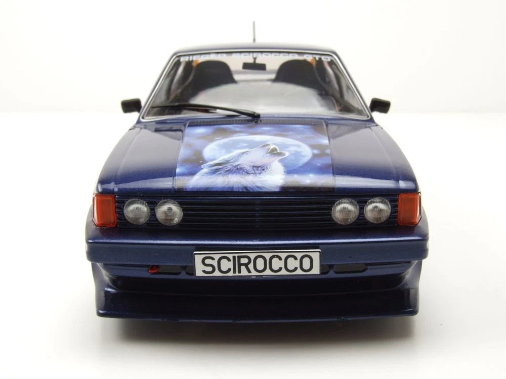 Volkswagen VW Scirocco Rieger GTO blue 1:18 Modelcar MCG18448 Фолксваген Скироко син