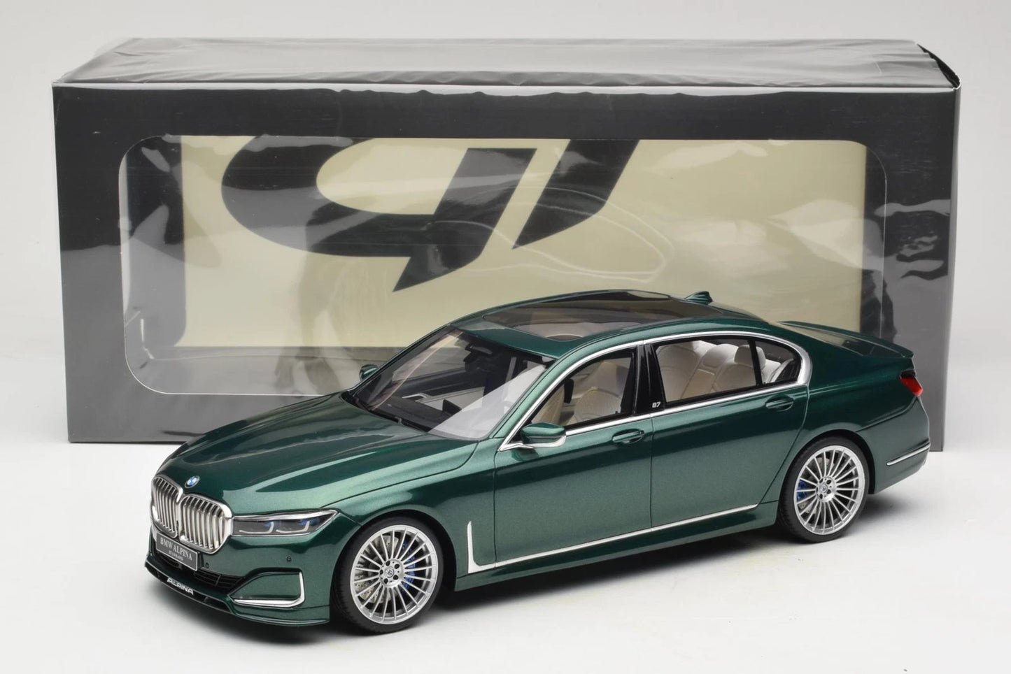 Bmw Alpina 7er G11 B7 Limousine green Limitiert 1:18 GT Spirit GT942 Бмв Алпина зелен седан Лимитирана