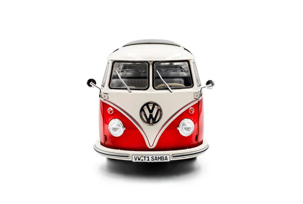 Volkswagen T1 21 Samba red 1:18 Solido S1803402 Фолксваген Т1 червен
