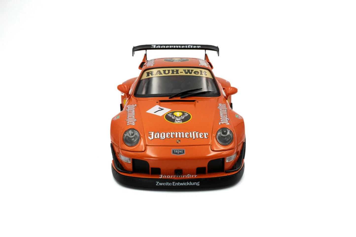 PORSCHE 911 - 993 RWB Rauh Welt Jägermeister S1808506 Solido 1:18 Порше РВБ оранжев