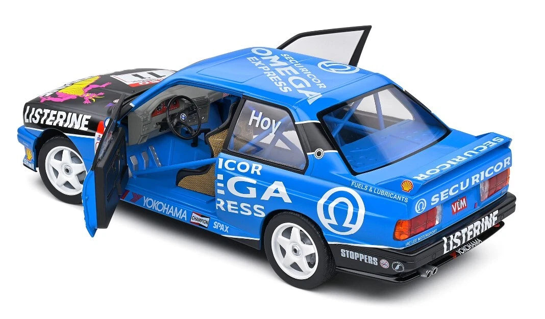 Bmw M3 E30 Rally Britisch BTCC 1991 blue 1:18 Solido S1801522 Бмв М3 Е30 син