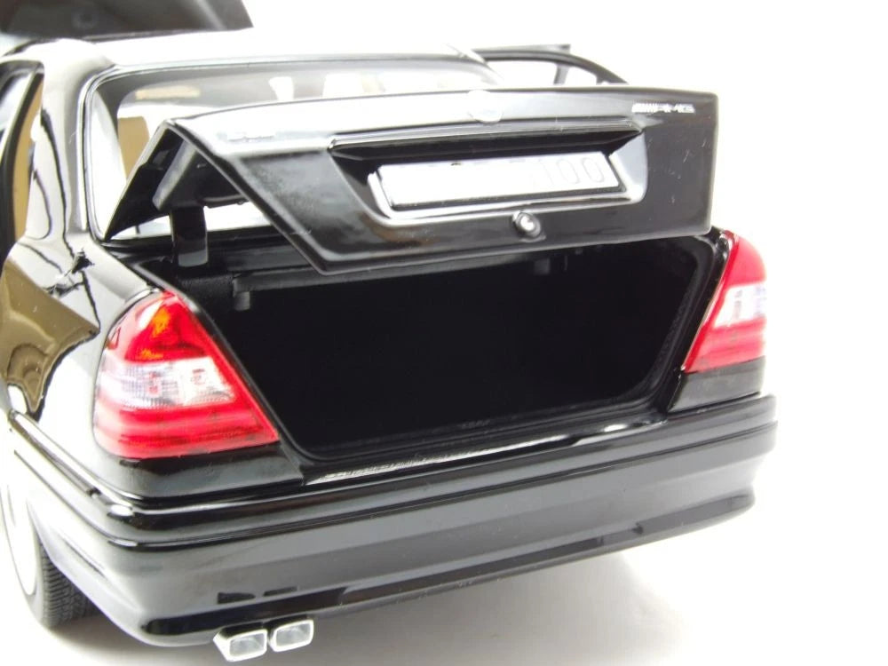 Mercedes Benz C Klasse C36 AMG W202 1993 black 1:18 NOREV 183381 Мерцедес Бенц Ц Класа черен отваряем