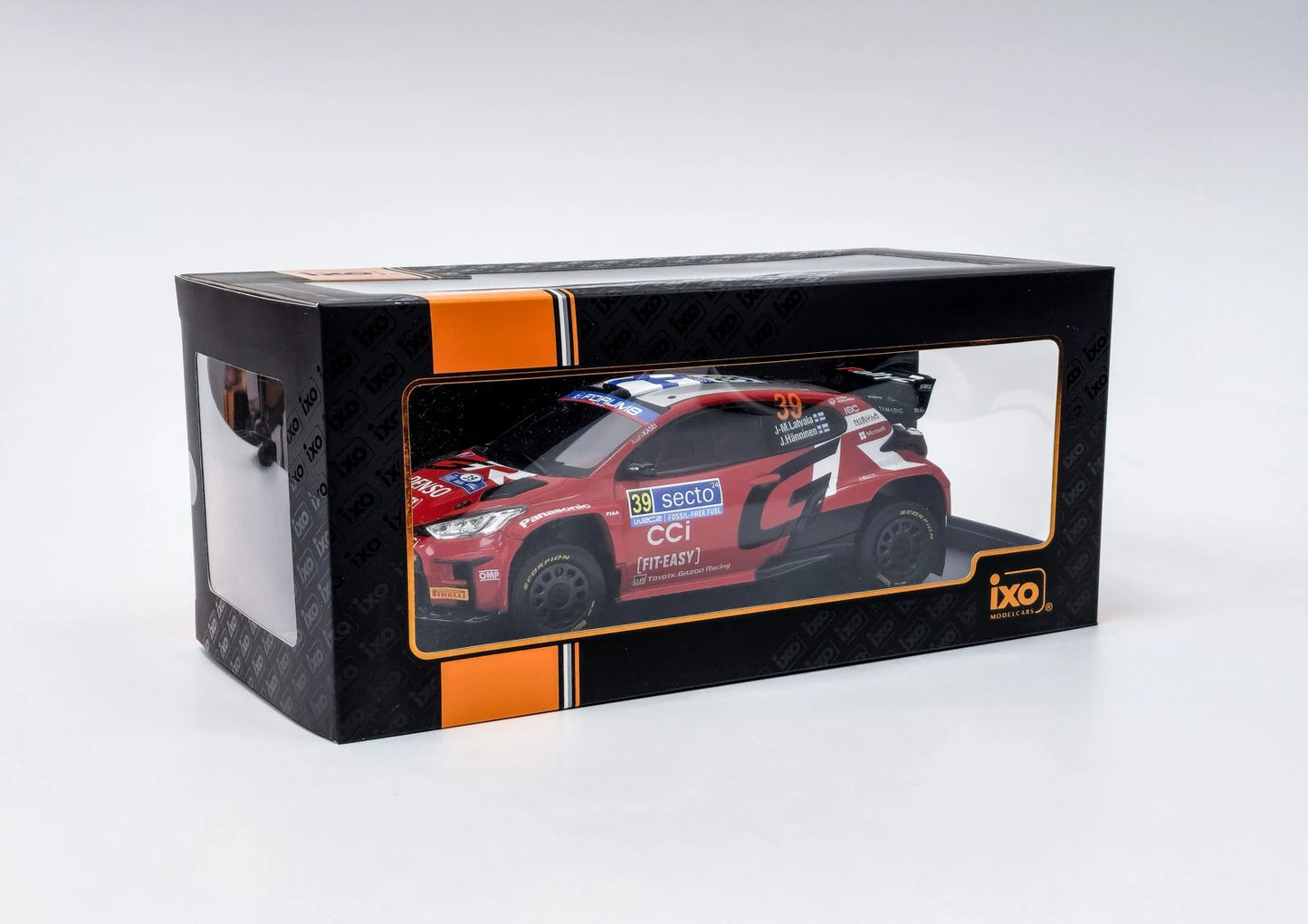 Toyota Yaris GR Rally Finland 2024 1:18 IXO 18RMC211.22 Тойота Ярис Рали 2024
