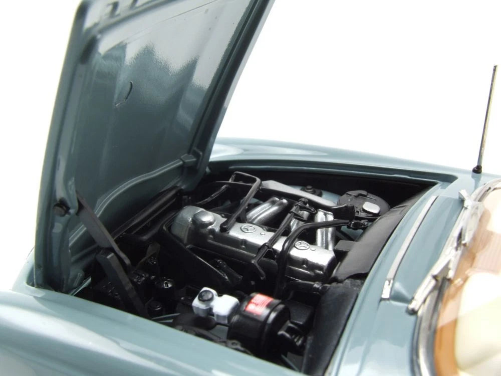Mercedes Benz 230 SL Pagode W113 Cabrio blue 1:18 NOREV 183992 Мерцедес Бенц 230 СЛ Кабрио син отваряем