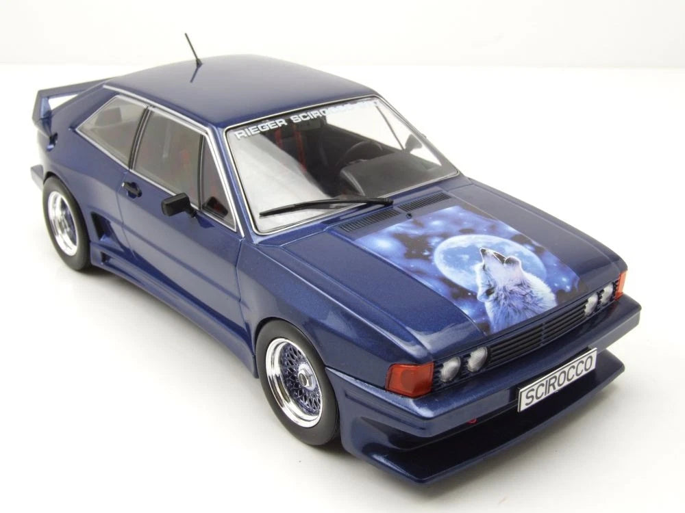 Volkswagen VW Scirocco Rieger GTO blue 1:18 Modelcar MCG18448 Фолксваген Скироко син