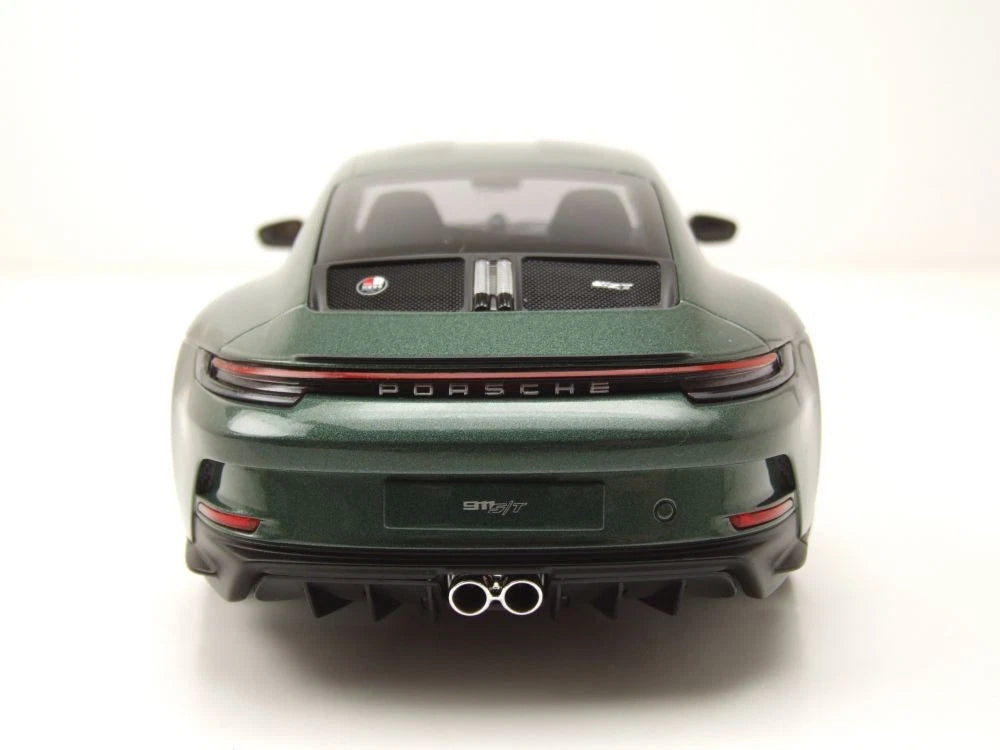 Porsche 911 992 S/T 2023 green Coupe 1:18 Norev 187472 Порше 911 992 зелен Купе