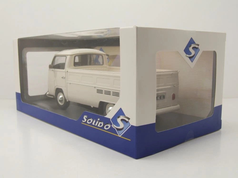 Volkswagen T2 Pick Up 1968 white 1:18 Solido S1809404 Фолксваген Т2 Пик ъп