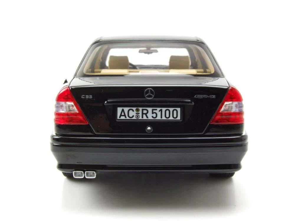 Mercedes Benz C Klasse C36 AMG W202 1993 black 1:18 NOREV 183381 Мерцедес Бенц Ц Класа черен отваряем