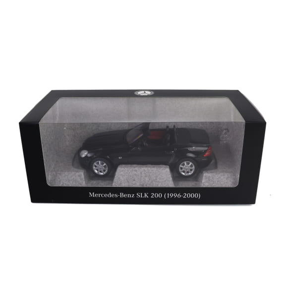 Mercedes Benz SLK 200 R170 Cabrio black 1:18 NOREV B66040714 Мерцедес Бенц СЛК 200 Кабрио черен отваряем