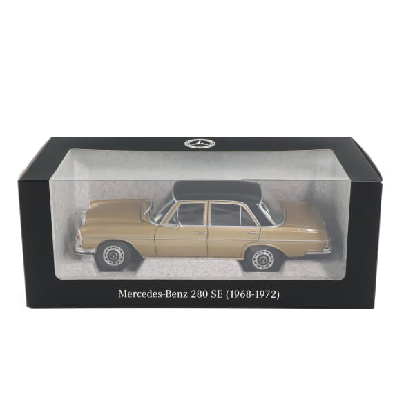 Mercedes Benz 280SE W108 braun 1:18 NOREV B66040680 Мерцедес Бенц 280СЕ кафяв отваряем