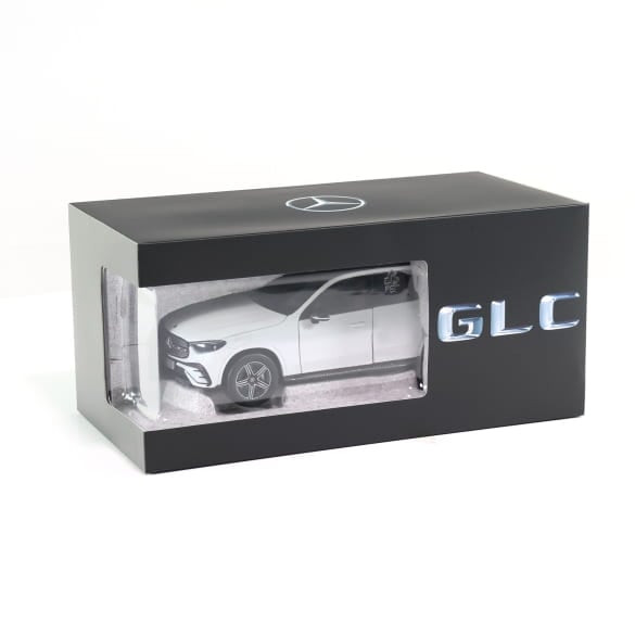 Mercedes Benz GLC X254 AMG white 1:18 NOREV B66960648 Мерцедес Бенц ГЛЦ бял отваряем